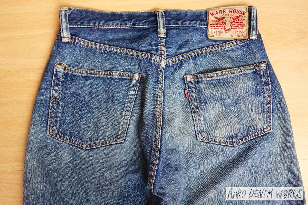 初めてのジーンズの色落ちの思い出 ある日 突然ガツンと縦落ちした Aiiro Denim Works