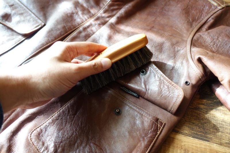 レザージャケットA-2 最高の経年変化のためのお手入れ