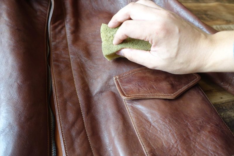 レザージャケットA-2 最高の経年変化のためのお手入れ