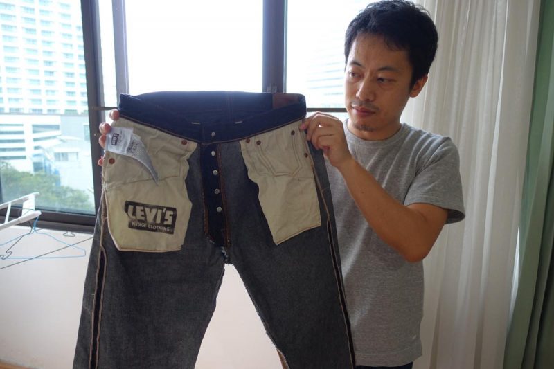 良い色落ちのジーンズのための糊付け