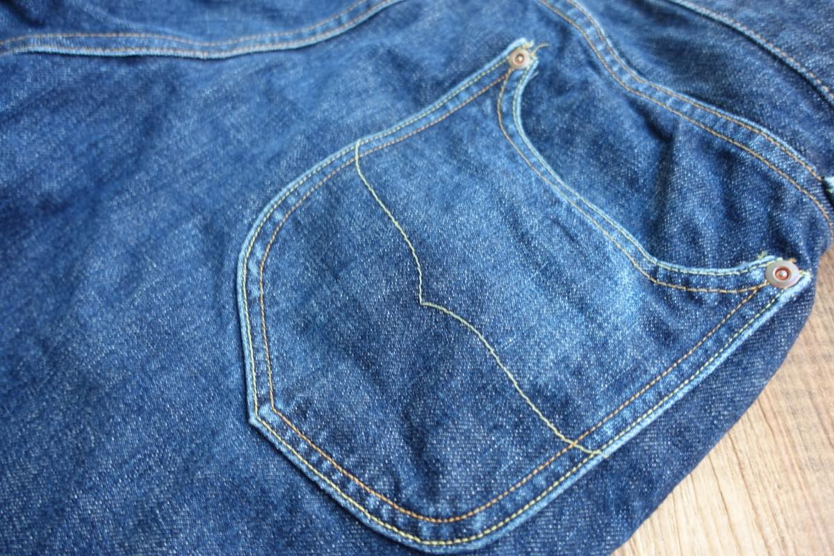 aiirodenimサンプルの色落ち