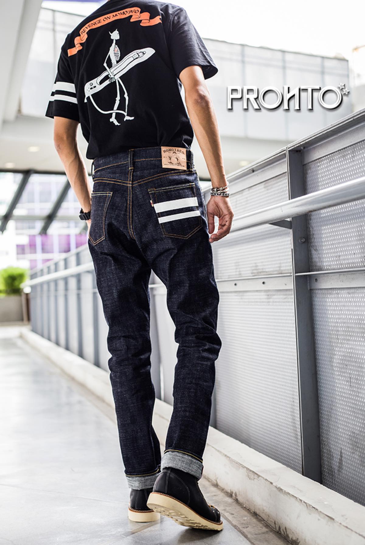 タイのpronto Denim限定 桃太郎ジーンズは16ozのスラブデニム仕様 Aiiro Denim Works