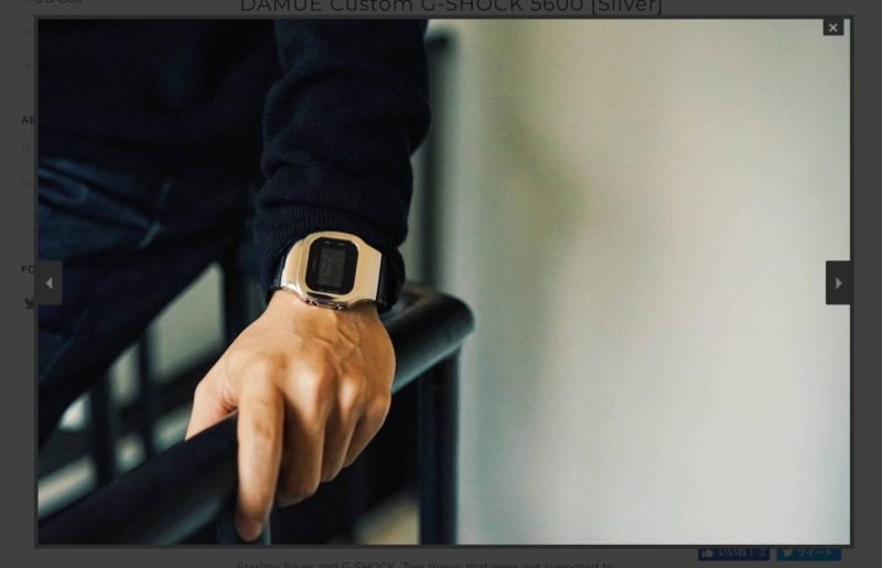 DAMUE Custom G-SHOCK