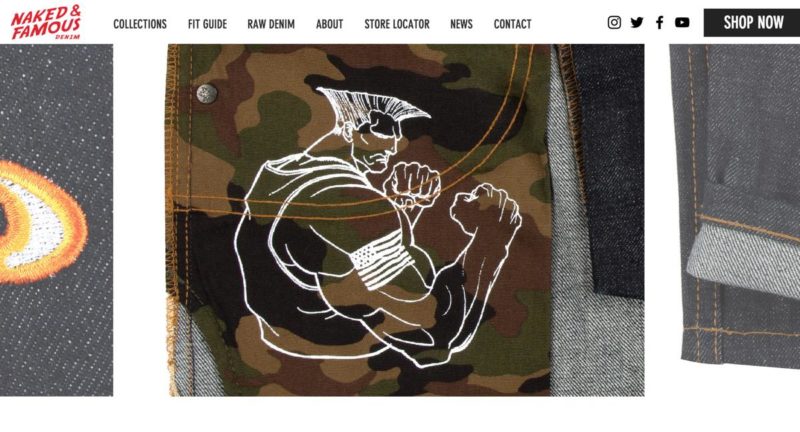 スト２とNAKED FAMOUSコラボジーンズ・デニム