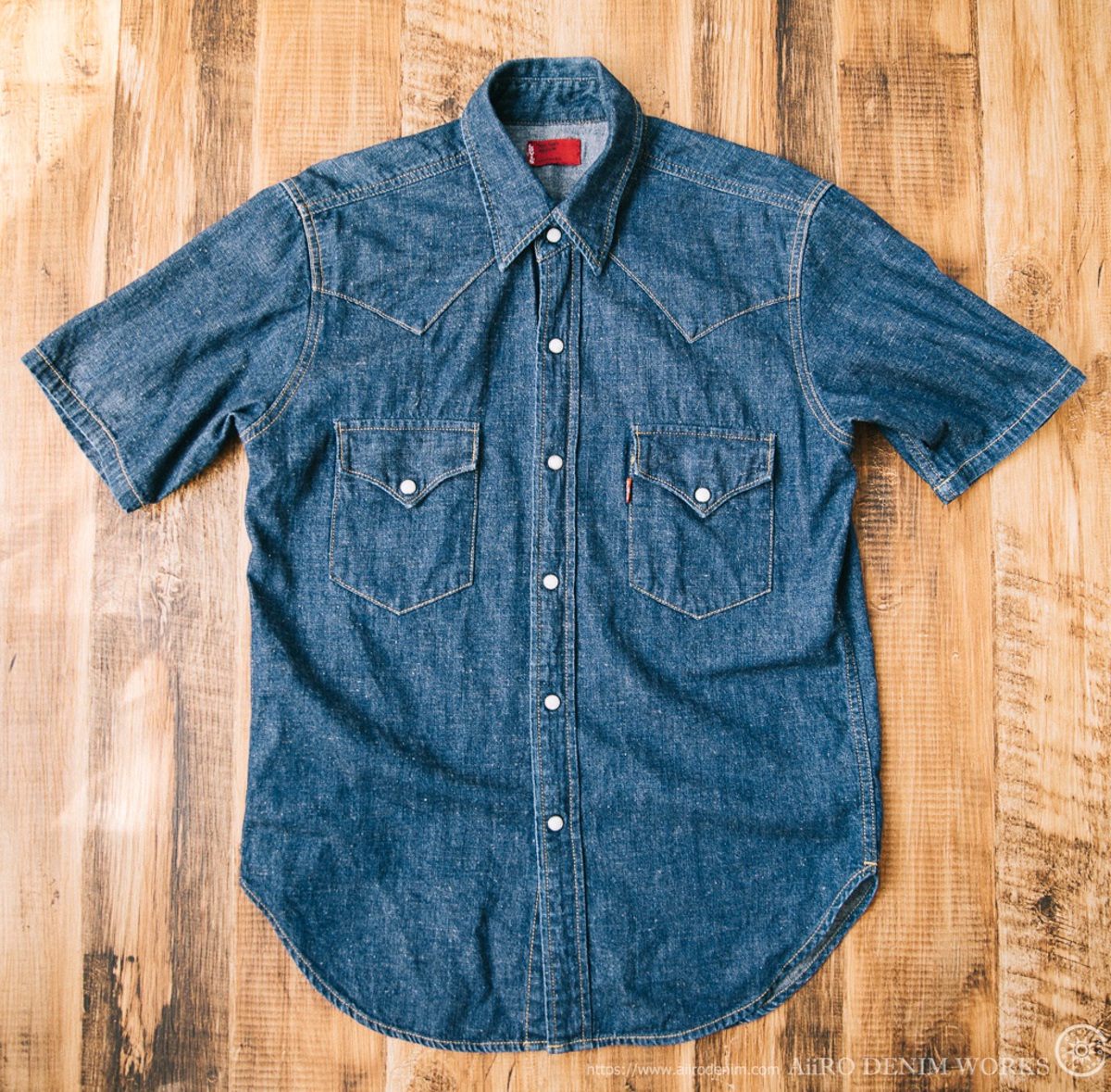 levis RED denim shirt