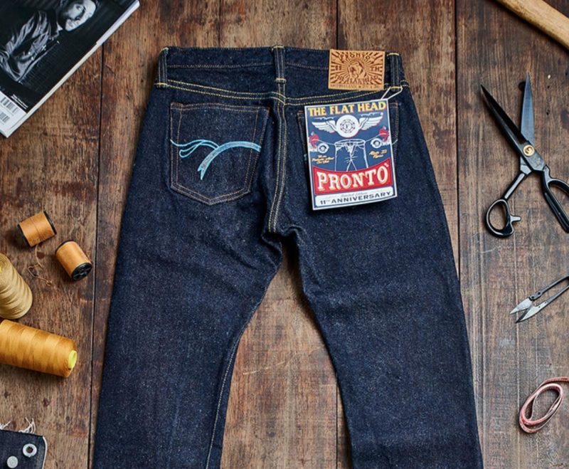 フラットヘッド×PRONTO DENIM11周年記念コラボジーンズ（PFH11ANN）