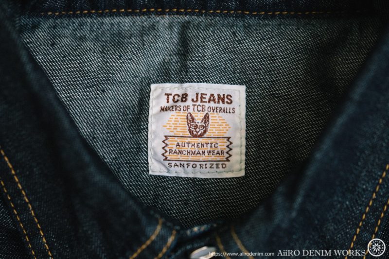 TCB デニムウエスタンシャツ RANCHMAN Shirt
