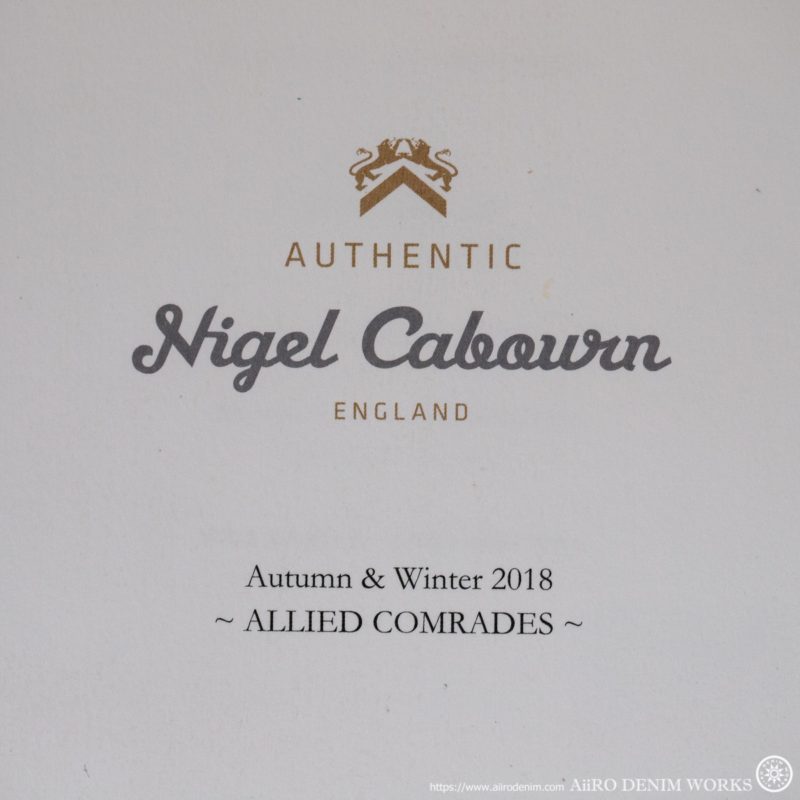 ナイジェルケーボン 2018FW Nigel Cabourn