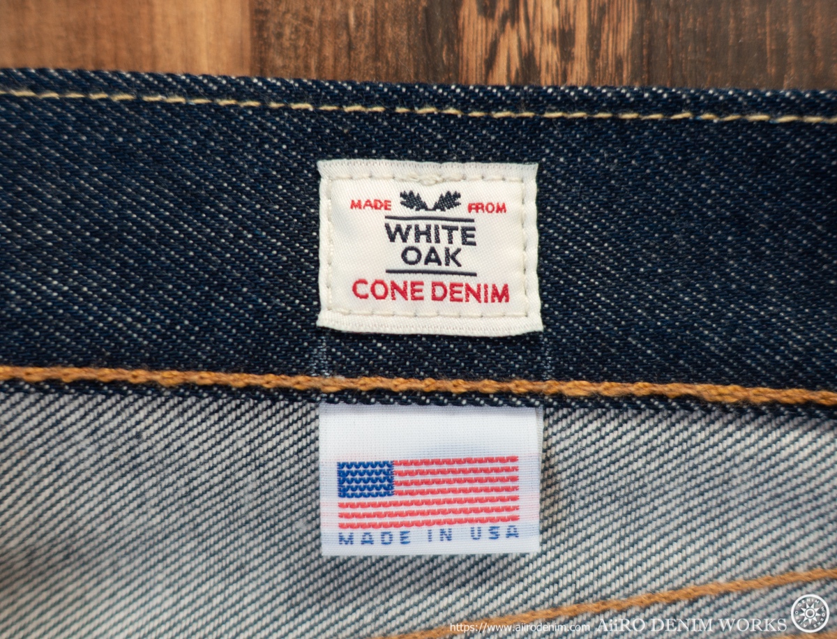 levis white cone denim