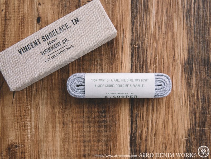 VINCENT SHOELACE「H.COOPER Heather Gray」