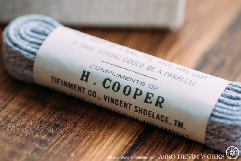 VINCENT SHOELACE「H.COOPER Heather Gray」