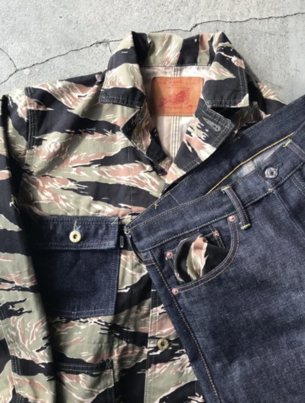 DENIMIO別注 TCB JEANS X DENIMIO TIGER CAMO ジャケット