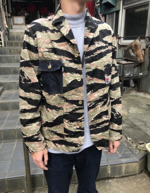 DENIMIO別注 TCB JEANS X DENIMIO TIGER CAMO ジャケット