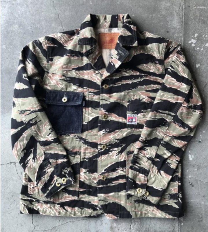 DENIMIO別注 TCB JEANS X DENIMIO TIGER CAMO ジャケット