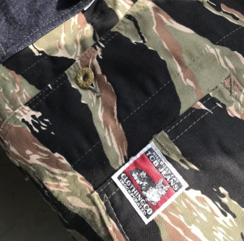 DENIMIO別注 TCB JEANS X DENIMIO TIGER CAMO ジャケット