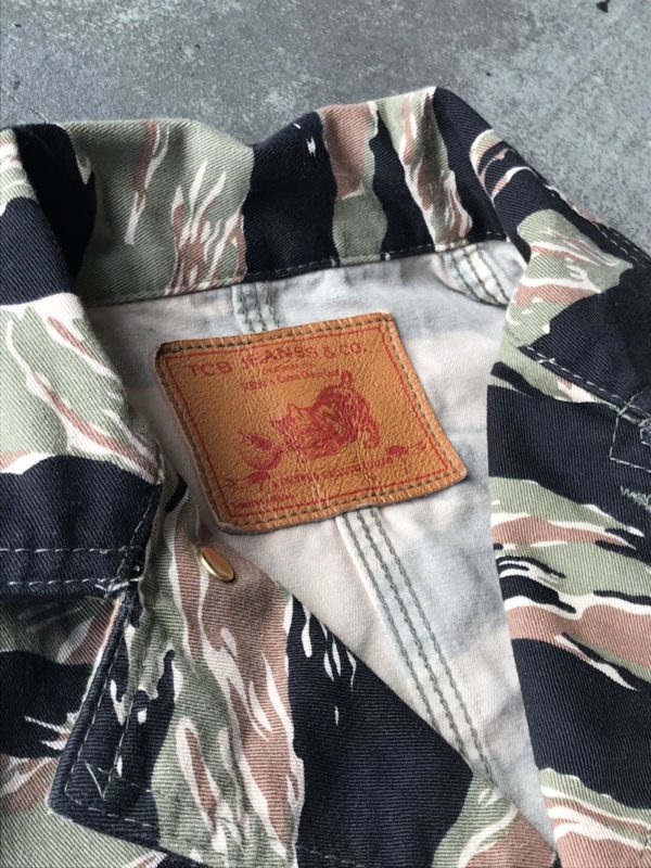 DENIMIO別注 TCB JEANS X DENIMIO TIGER CAMO ジャケット