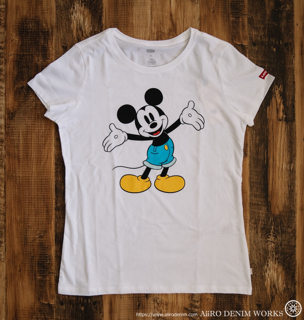 ミッキーマウス ブルージーンズTシャツ （リーバイス ディズニー 