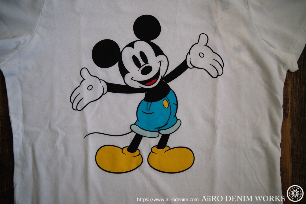 ミッキーマウス ブルージーンズtシャツ リーバイス ディズニーコレクション Aiiro Denim Works