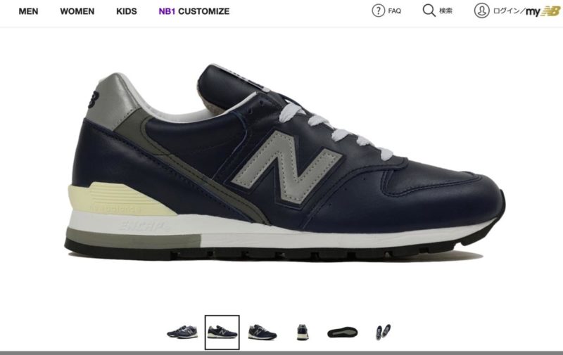 X*.様 ニューバランスM996NCB New Balance NEW BALANCE M996NCB MADE IN U.S.A.